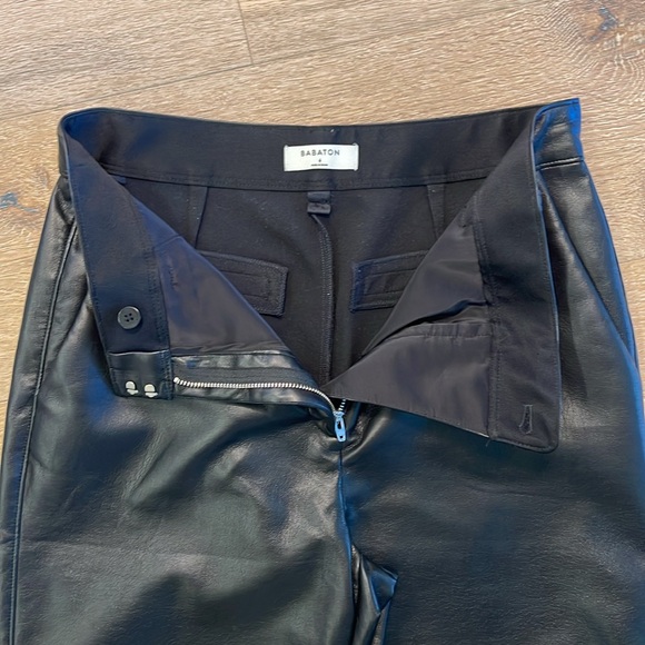 Aritzia Babaton pleather pants - Picture 2 of 5